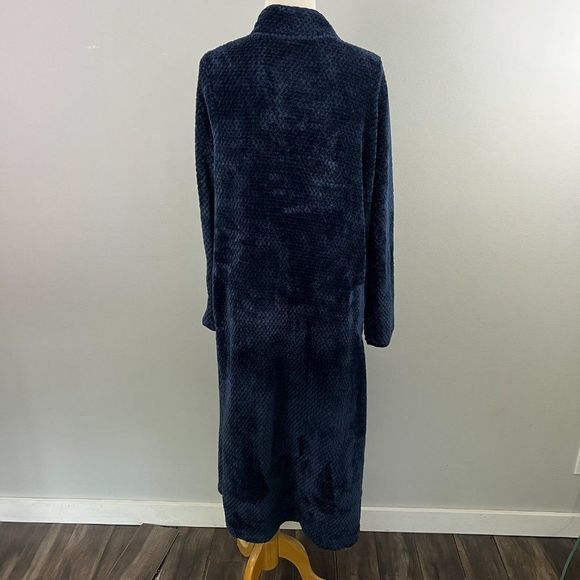 🌿4/$35🌿 GEORGE Blue Zip Up Robe (M) - Picture 5 of 8